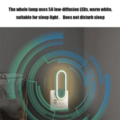 LAST DAY🔥70% OFF - 2023 Latest Frequency Conversion Ultrasonic Mosquito Killer with LED Sleeping Light