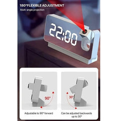 ⏰New Alarm Clock🔥🔥Mirror projection alarm clock