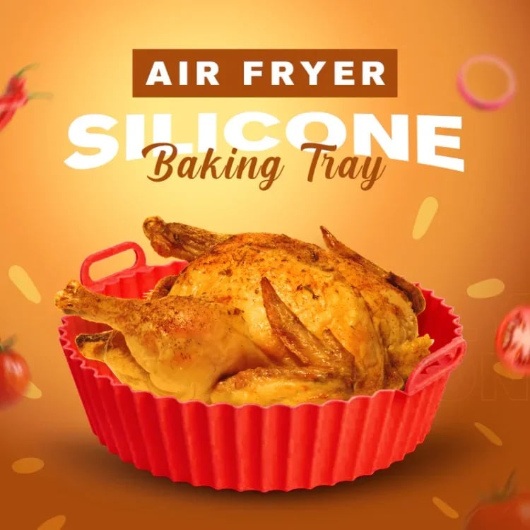 🔥Last Day Sale 70% OFF🔥Air Fryer Silicone Baking Tray