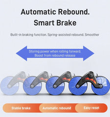 🔥 35%OFF 🔥Automatic rebound abdominal wheel🏋‍♂